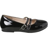 Ballerina's - Zwart - Met Dubbele Gesp