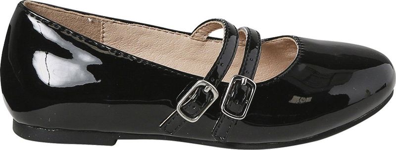 Ballerina's - Zwart - Met Dubbele Gesp