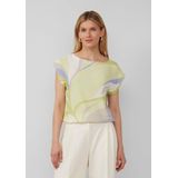 Blusenshirt - Print - Katoen-Viscosemix - Mouwloos - Normale Pasvorm