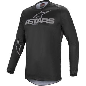 Alpinestars Fluid Graphite Black Dark Gray Motorcycle Jersey XL - Maat -