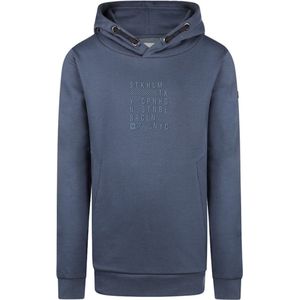 No Way Monday-Jongens Sweater met capuchon-Blauw