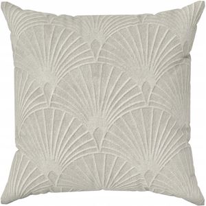 Decoratieve Kussensloop Julia 40x40cm - Zacht Velours, Licht Beige