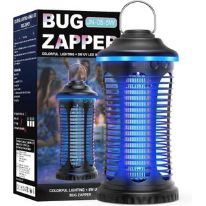 Elektrische Insectenverdelger 2-in-1 met LED Licht en USB-aansluiting - Ideaal voor Binnen en Buiten