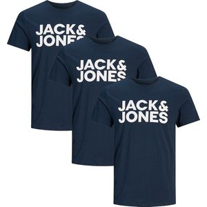 Jack & Jones Heren t-shirt 3 pack Corp