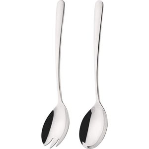 NORDIVAR® - Luxe Saladebestek Set van Roestvrij Staal - Elegant en Duurzaam Tafelbestek
