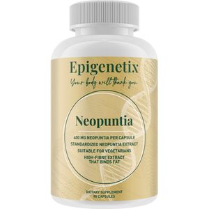 Epigenetix - Neopuntia met Chroom - 90 premium capsules - Ondersteuning van de stofwisseling, gewichtsbeheersing, stabiele bloedglucosespiegels & draagt bij aan vermindering van vetopname