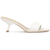Kazar Studio - Witte Minimalistische Muiltjes - Dames - Leer