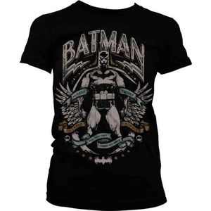 DC Comics Batman Dames Tshirt -L- Dark Knight Crusader Zwart