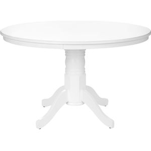BELIANI AKRON - Ronde eettafel - Wit - 120 cm - MDF