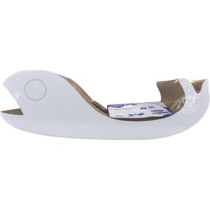 Duvo + - Krabplank willy whale Wit 48x26x15cm