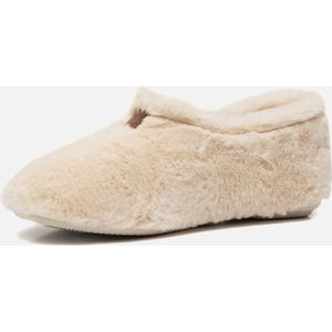 Nortenas Pantoffels beige Imitatiebont 270252 - Dames - Maat 41