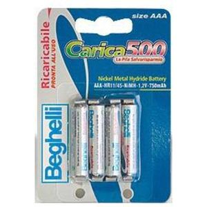 Beghelli 8852 huishoudelijke batterij Oplaadbare batterij AAA Nikkel-Metaalhydride (NiMH)