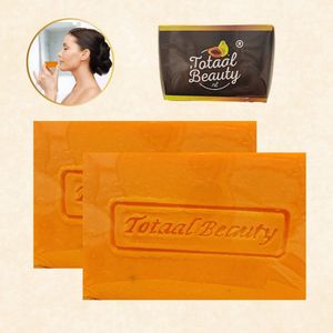 TotaalBeauty Kojic Acid Dark Spot Remover, soap with Tumeric! 2 stucks