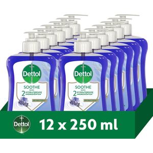 Dettol Handzeep Lavendel & Vioolbloesem 250ml - 12 stuks - Voordeelverpakking