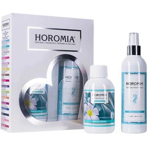 Horomia Geschenkset Bianco Infinito - Wasparfum & Textielspray - Geur bij de Was - Wasgeurtje - Parfum bij de Was - Parfum voor de Was - Geurbooster