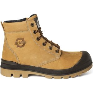Mr. Miles - Sahara - Werkschoen - Zwart - Nubuckleer - Hoog Model