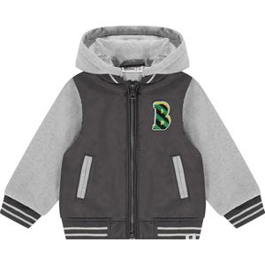 Babyface baby boys jacket Jongens Jas - dark grey - Maat 74