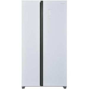 Heinner Amerikaanse Side-by-side Koelkast- 532 liter - No Frost - LED-verlichting - Energieklasse E - Deur Links/Rechts - Wit