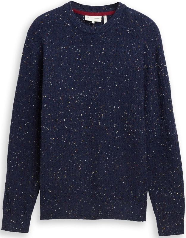 Tom Tailor Gebreide trui met ronde hals