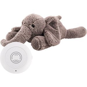 Flow Amsterdam - Oplaadbare hartslag knuffel - George Grijs - White noise - Hartslag - Ademgeluid