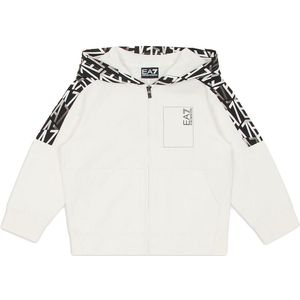 Ea7 Emporio Armani 7b000076_af10380 Sweatshirt Met Rits Wit 6 Years Jongens