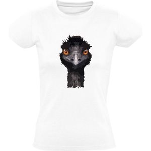 Emoe Dames T-shirt | vogel | dier | verf | schilder