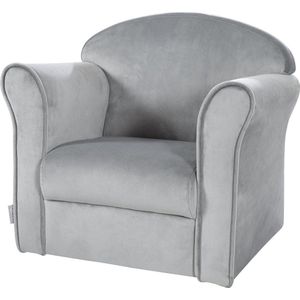 Roba - Lil Sofa - Kinderstoel - Zilvergrijs - Fluweel