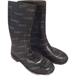 D&G LADY REGENLAARS IN BLAUW/GRIJS MET LOGO SIZE 39