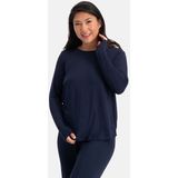 Bamboo Basics - Pyjama Set - Navy - Lange Mouw - Pyjamaset Dames Volwassenen