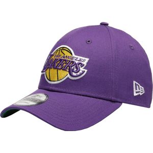 New Era 9FORTY Los Angeles Lakers NBA Team Side Patch Cap 60298794, Mannen, Purper, Pet, maat: OSFM