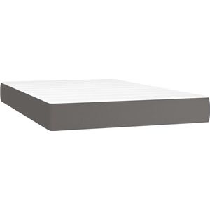 vidaXL Pocketveringmatras 120x200x20 cm Kunstleer Pocketveringmatras - Kunstleder Matras - Matras Medium Hard - Tweepersoons Matras - 120x200 Matras