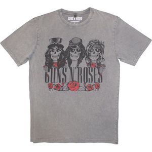 Guns N' Roses - Hell Group Heren T-shirt - S - Grijs