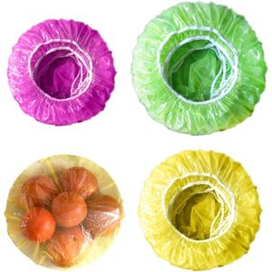 Kunststof deksel voor kommen - 60 stuks voor groenten en fruit