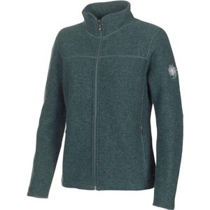 Ivanhoe dames wollen full-zip vest Beata Atlantic Deep - Blauw