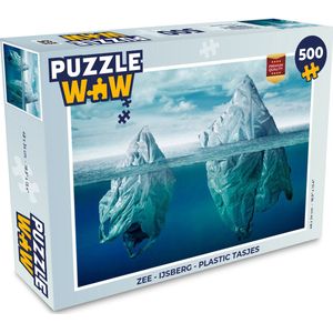 Puzzel Zee - IJsberg - Plastic tasjes - Legpuzzel - Puzzel 500 stukjes