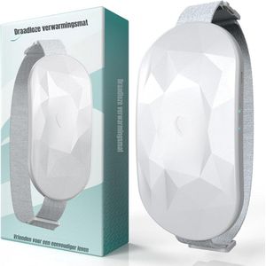 SCH® Warmtekussen oplaadbaar - Warmtekussen - Warmtekussen elektrisch - Wit - 19cm x 10cm x 5cm