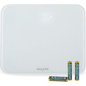 Digitale Badkamerweegschaal - Slank en Modern Ontwerp, Wit