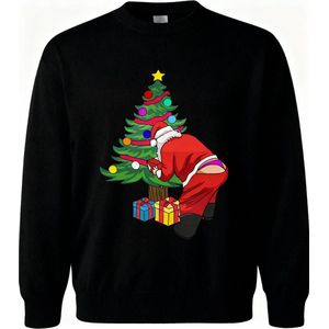 Kerstman met String Trui - Foute Kersttrui - Grappig - Sweater - Unisex