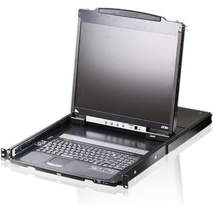 ATEN CL5800N rack console 48,3 cm (19"") 1280 x 1024 Pixels Metaal Zwart