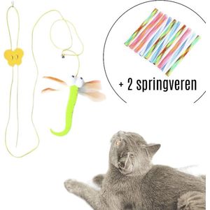 Interactief speelgoed om op te hangen voor katten - kattenspeelgoed - kattenspeelgoed om op te hangen aan de muur met haken - kattenteaser - kattenspeelgoed met zuignap