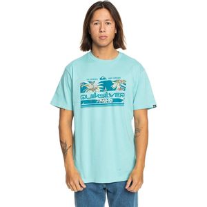 Quiksilver Tropical Rainbow Heren T-shirt Eqyzt07679-bha0 - Kleur Blauw - Maat L