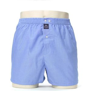 McAlson Wijde boxershort - Blue - maat M (M) - Heren Volwassenen - 100% katoen- M0200-M