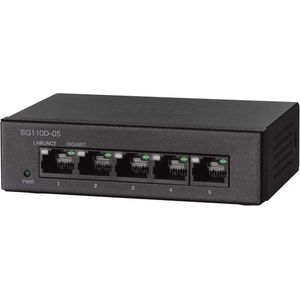 Unmanaged Switch met 8 Gigabit Ethernet-poorten en 32 W PoE voor Kleine Bedrijven