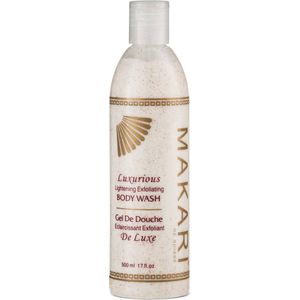 Makari - Luxe scrub en body wash - Verwijdert dode huidcellen - Maakt poriën vrij - Verzacht huid