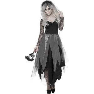 Halloween - Zombie bruidsjurk verkleedkleding voor dames - Halloween/horror kostuum 36/38