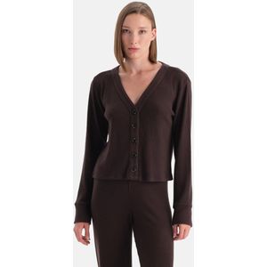 Dagi Sweatshirt met Lange Mouwen en V-hals