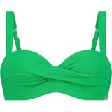 Ten Cate Twisted Padded Wired bikini top dames groen