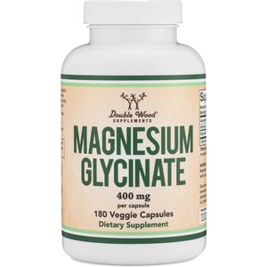 Double Wood - Magnesium Bisglycinaat - 180 Capsules - 400 mg