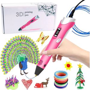 Enzoda 3D Pen - Starterspakket Roze & Blauw - Met Vullingen