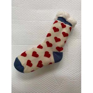 wintersok met fleece voering en anti-slip - sinterklaas - kerst